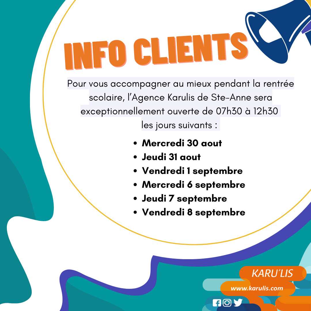 Info Agence de Sainte-Anne
